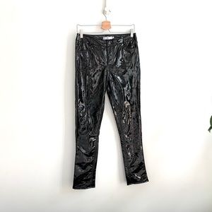 Adika Nixon faux leather pants in black
